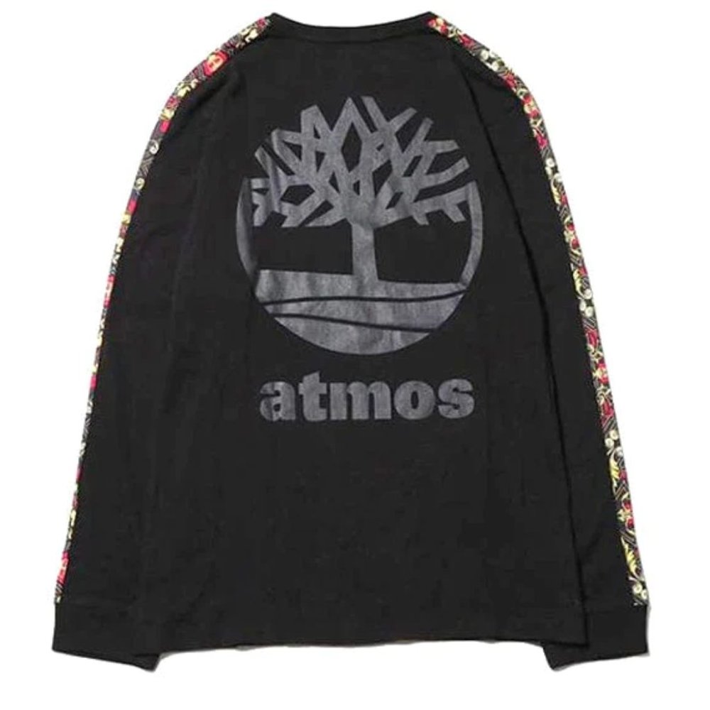 NWT Timberland x Atmos Scarf Collection Long Sleeve Shirt S